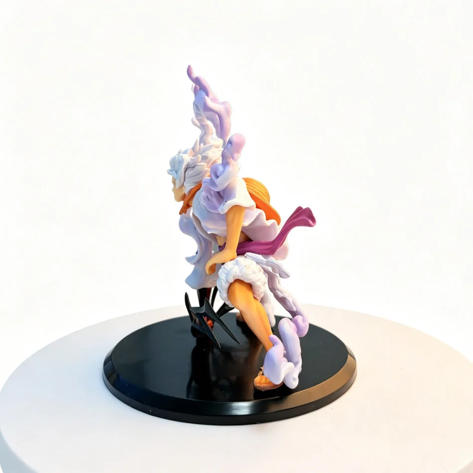 Bandai One Piece Fifth Gear Sonnengott Nika Luffy Hockende Figur, Anime-Peripheriemodell-Ornament, 2D Anime-Sammlerstück im Trend – Detail 8