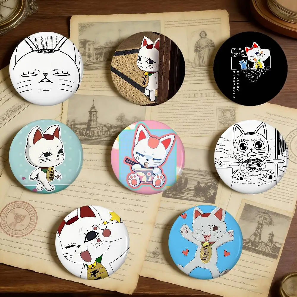 Turbo Granny Badges Peripheral Lapel Pins Tinplate Round Brooch For Shoulder Bag Accessories Souvenir Gifts