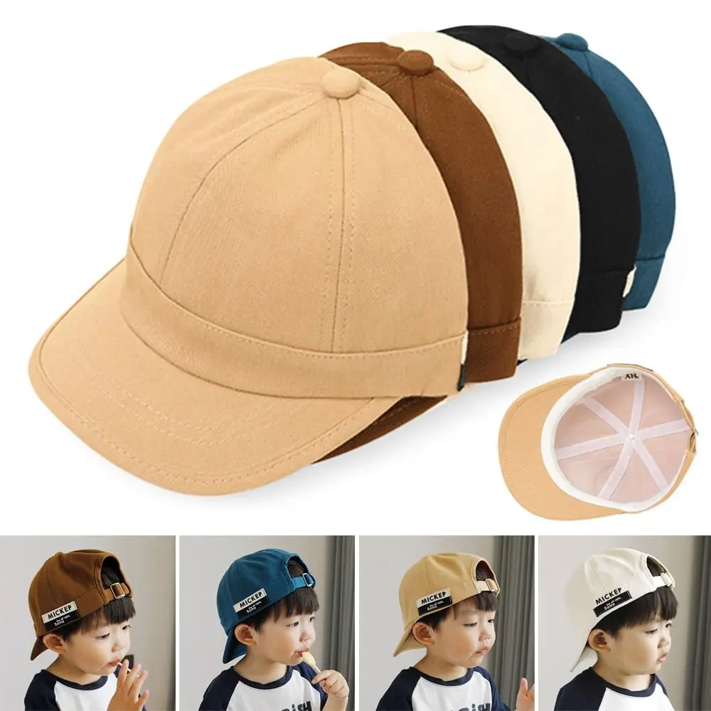 Casual Cotton Children Baseball Hat Letter Embroidery Breathable Peaked Cap Running Adjustable Visor