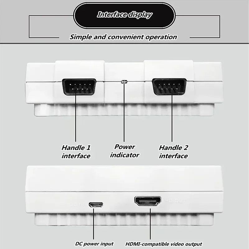 ในตัว 821 เกม HD SUPER MINI SNES คอนโซลเกม 8 บิตรองรับ HDMI TV วิดีโอ Retro ครอบครัวคลาสสิก Dual Gamepad ตัวควบคุม