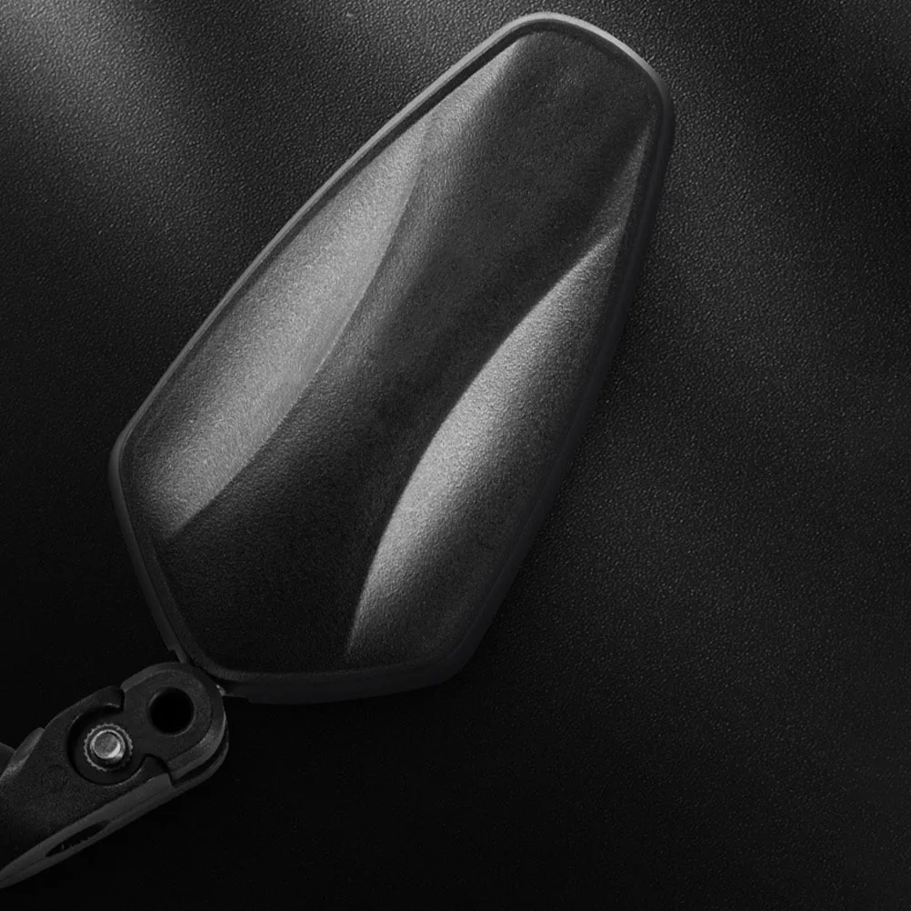 2 قطعة مرايا الرؤية الخلفية للدراجة الجبلية العالمية رؤية واضحة مرآة أكريليك سهلة التركيب المقود مرآة ركوب الدراجات عاكس السلامة #1