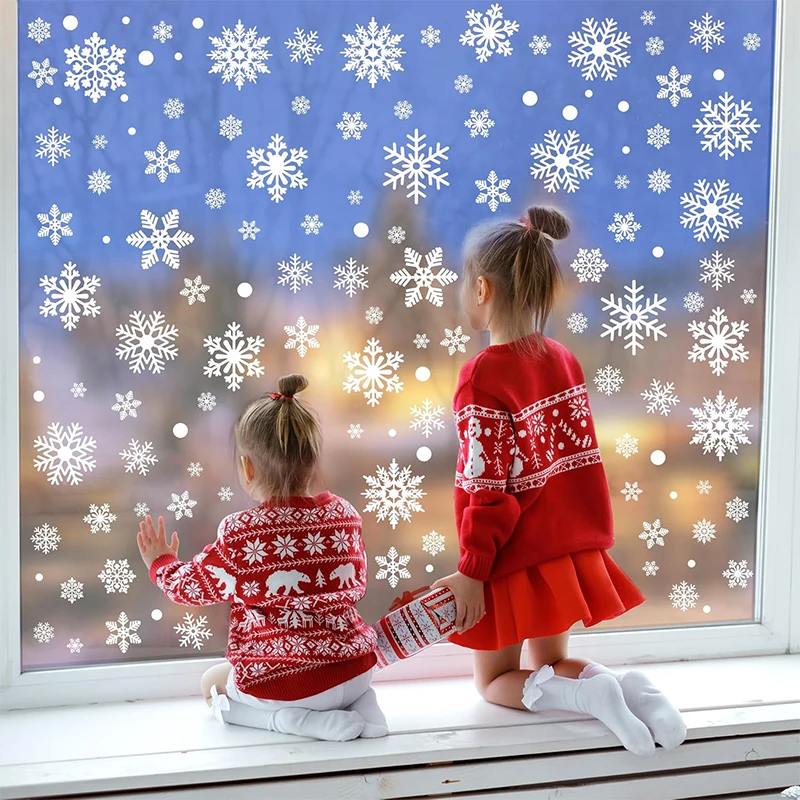Autocollants électrostatiques  - Snowflake Window Decal avis et prix