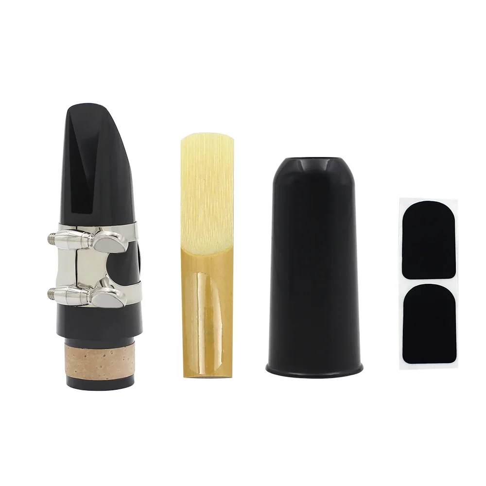 SLADE Bb الكلارينيت الباكليت المعبرة أجزاء الكلارينيت التقليدية المهنية مع القصب المعبرة بقع منصات مجموعة الأنابيب السوداء #4