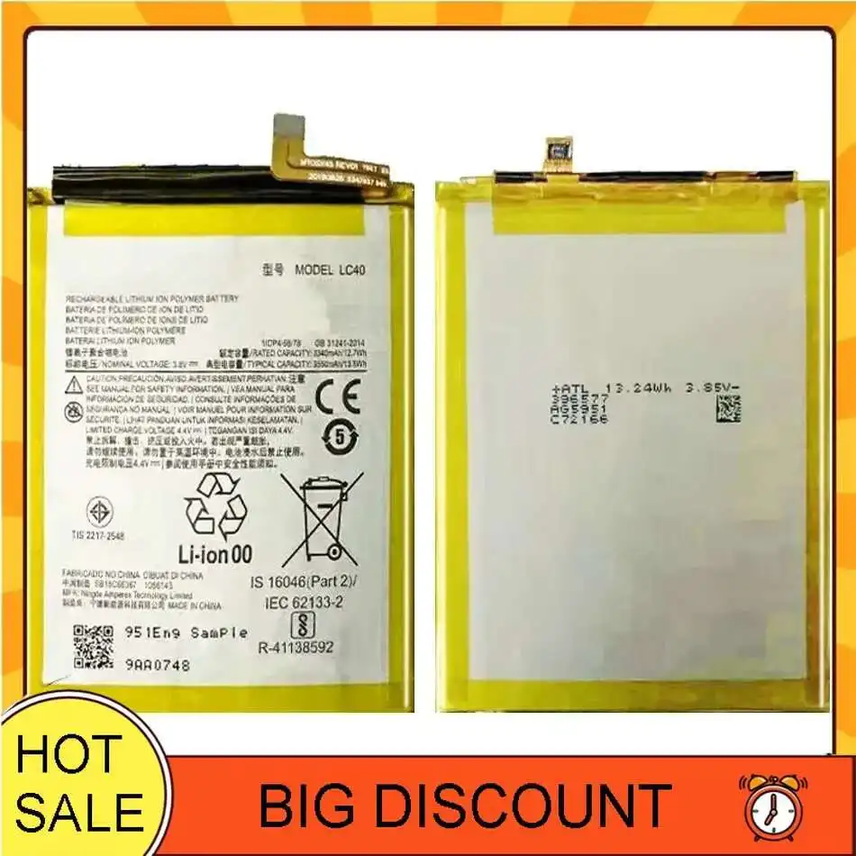 

For Motorola MOTO E7/E 2020 Phone - 3550mAh Reliable Mobile Battery