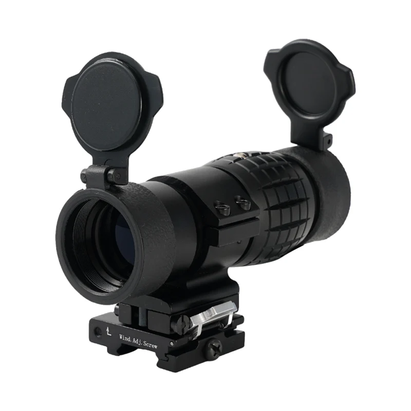 

Optical Scope 3x Magnifying Glass Tactical Sight Quick Release Side Flip Tactical Sight Scope