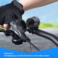 CR2032 Battery Bicycle Electronic Horn 120dB MTB Bike Accessories E-bike Siren Trumpet Alarm IPX4 Waterproof Loud Warning Sound