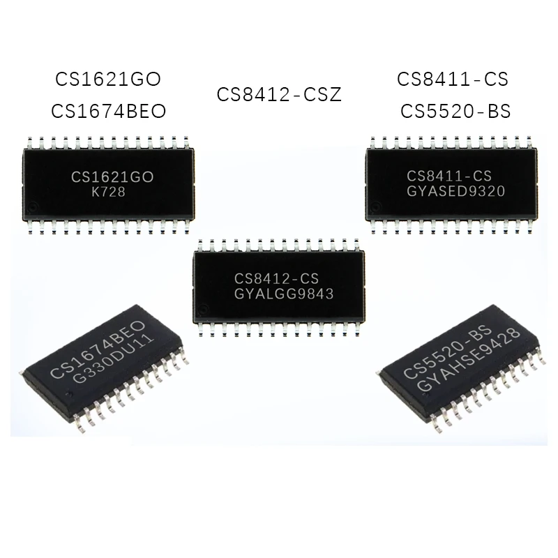 

1PCS CS8412-CSZ CS8411-CS CS1674BEO CS1621GO CS5520-BS