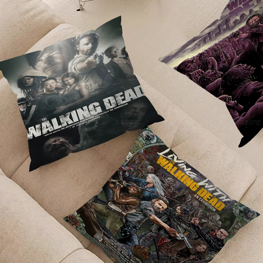 The Walking Dead Personalized Picture Text Home Decorative Pillows Household Gifts 45x45cm