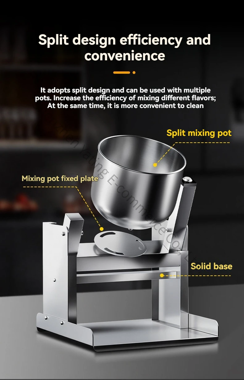 Automatic Mixing Machine Cold Vegetables Commercial Small Mixer Pickling Sauce Wrapping Machine