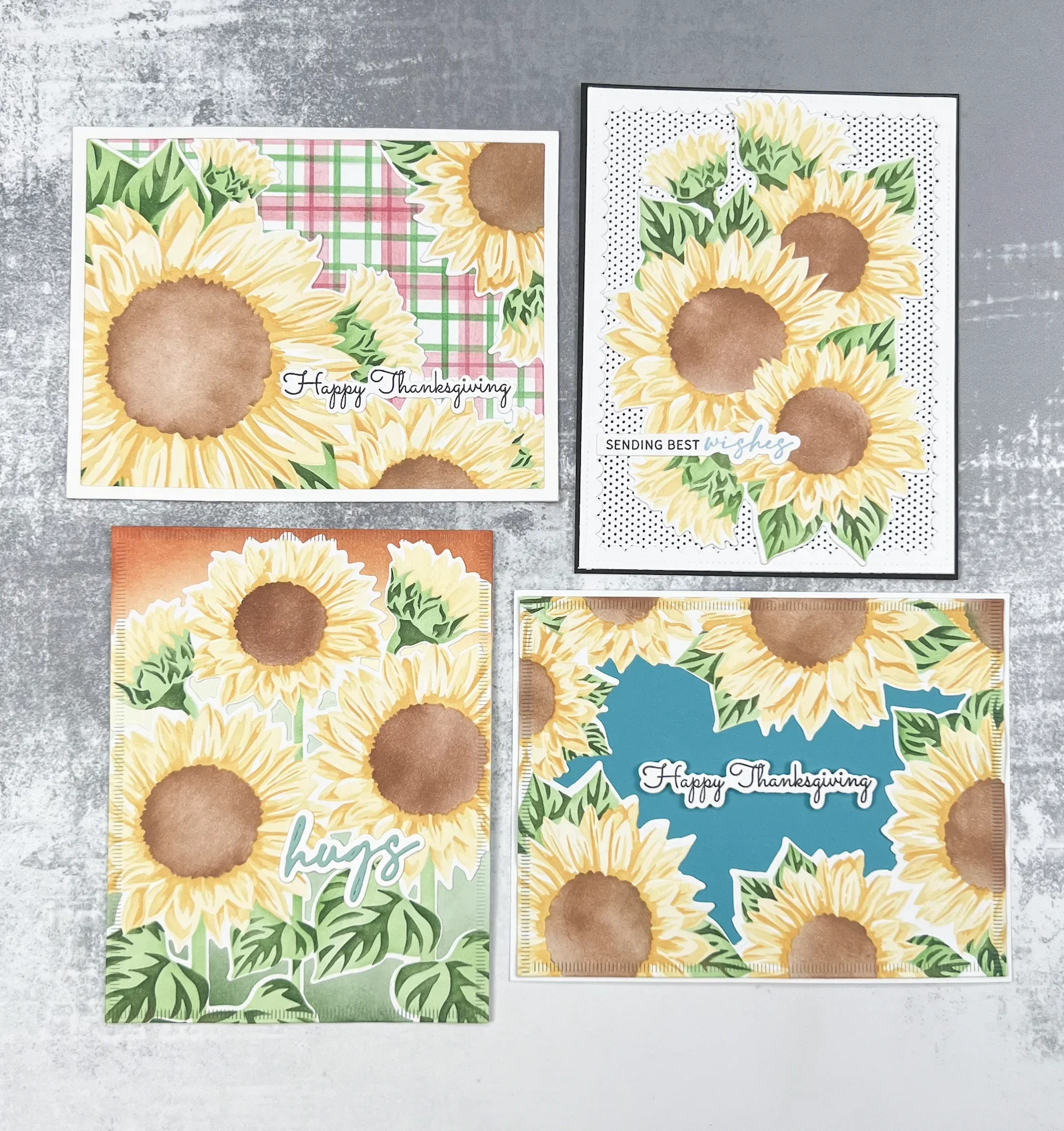 2024 Winter Bear Sunflower Layering Stencil Shape Daisies Die Metal Cutting Dies Clear Stamps DIY Decorating Christmas Gift Card