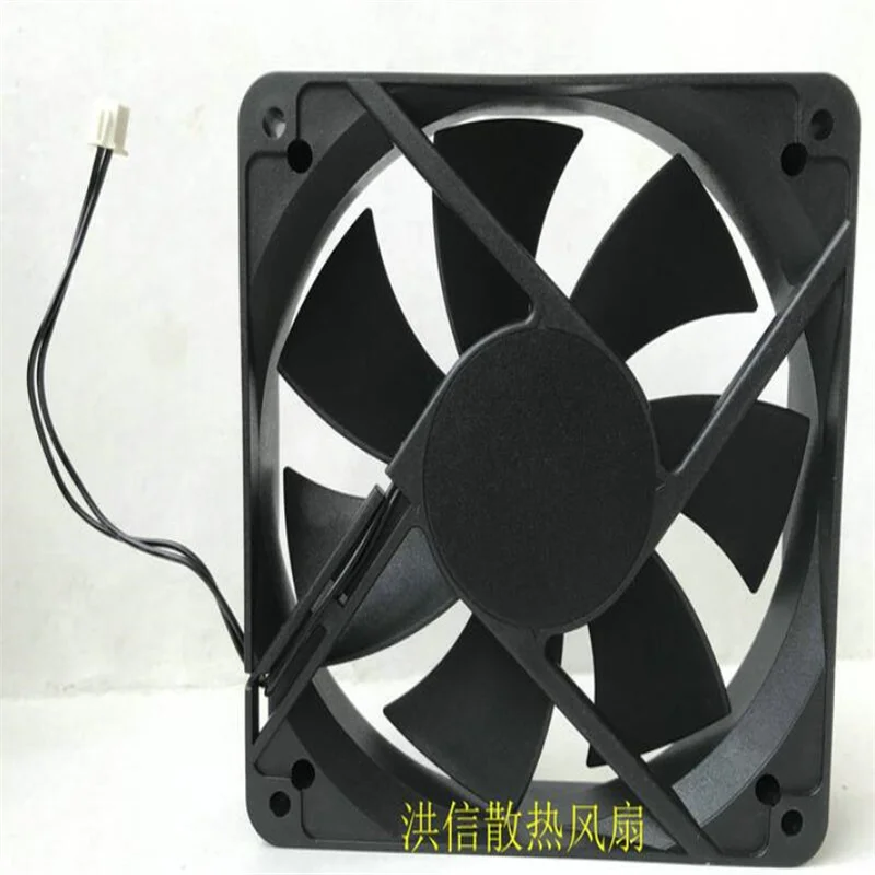 12025 RDM1225B DC12V 0.23A 120*25mm two-wire chassis cooling fan