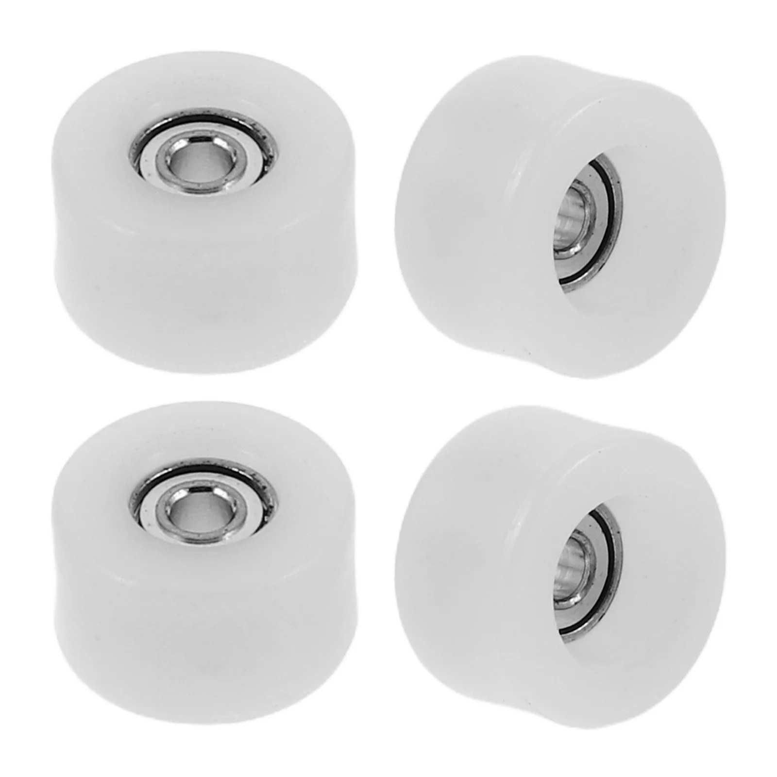 4 Pcs Finger Skateboard Wheels Mini Bearing Bearings Unique Sturdy Stainless Steel Parts with