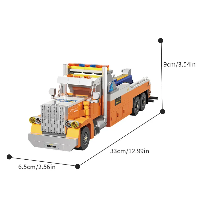 

Speed Champion Building Block American Road Trailer Truck Construction Model City Vehicle Brick Toys Collection For Kids Gifts