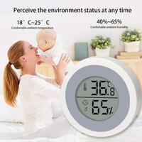 LCD Digital Thermometer Hygrometer Indoor Weather Station For Home Mini Room Thermometer Temperature Humidity Monitor