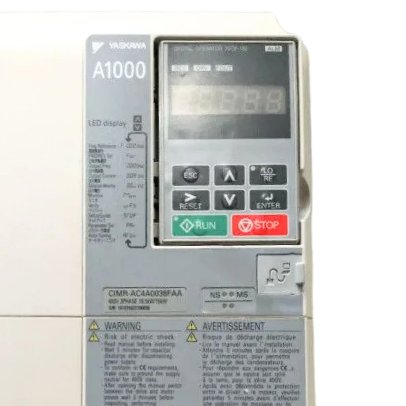 

New In Box Yaskawa CIMR-AC4A0038FAA Inverter 1 Year Warranty In Stock