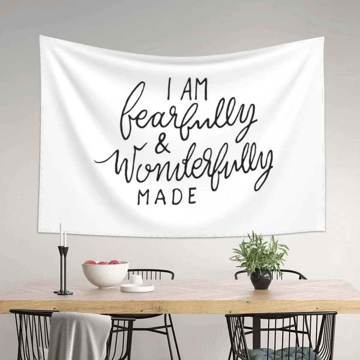 

Christian Quote Tapestry Room Ornaments Aesthetic Room Decoration Wall Mural Home Decorating Tapestry