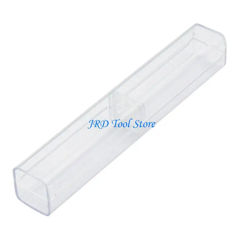

A2UD 5 Types Tweezer Cylinder/Square Clear Plastic Box Dustproof Storage