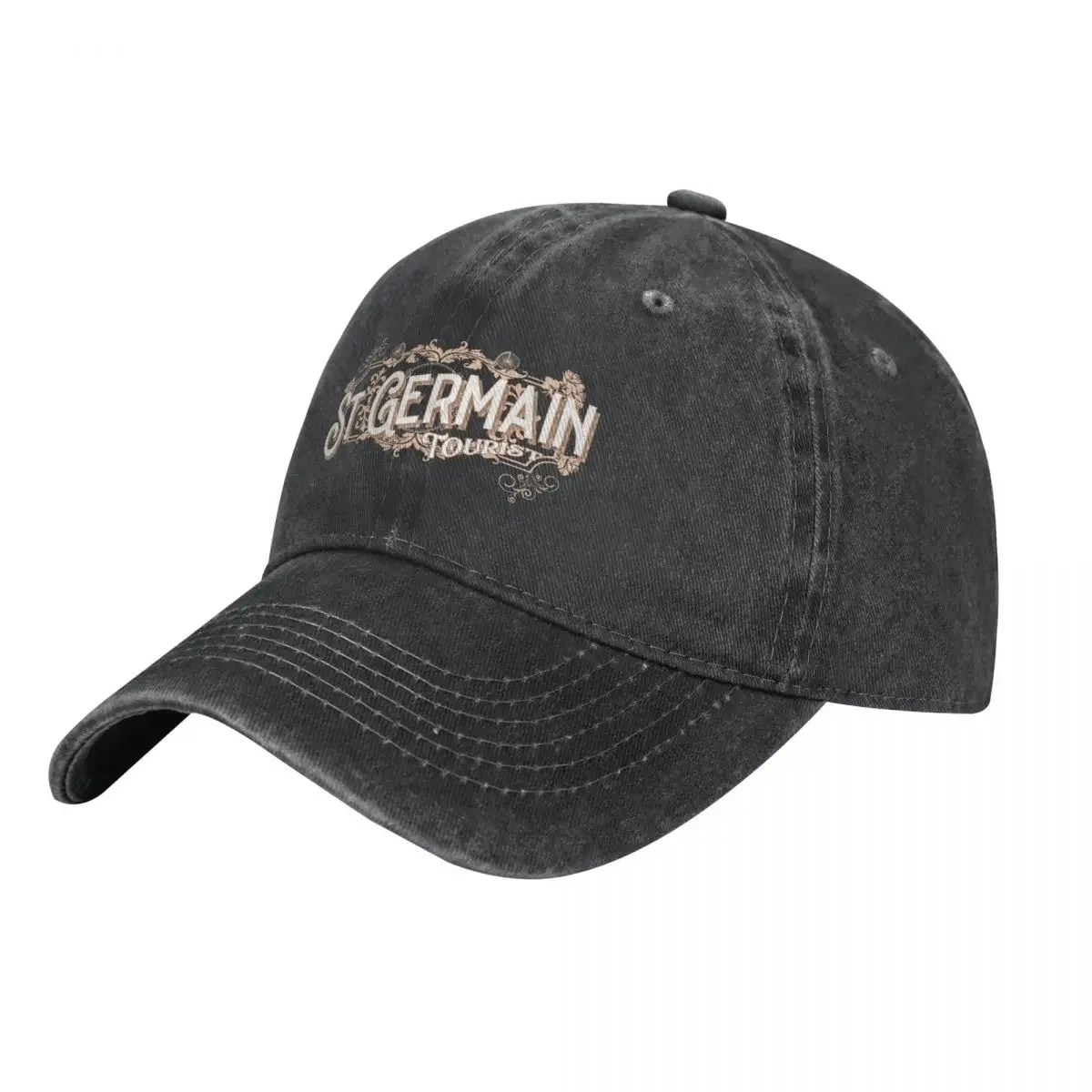 St Germain Tourist Logo Design Cowboy Hat Custom Cap Vintage Women's Men's