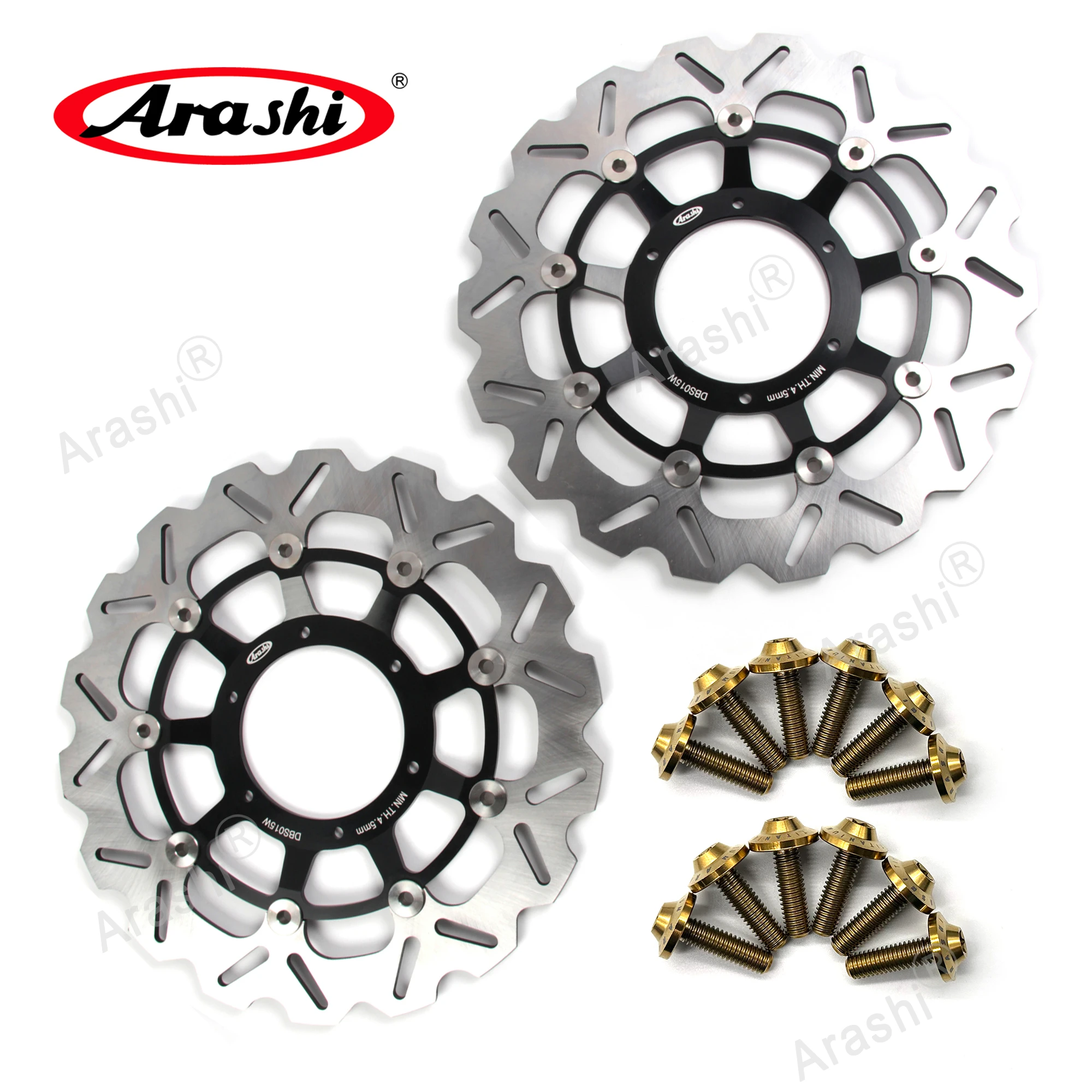 Wave Edge Rotor For CBR1000RR 2004 2005 Arashi Brake Disc fit Honda CB1300 2003-2008 CTX1300 ABS 2014 2015 2016 Front Disc Set
