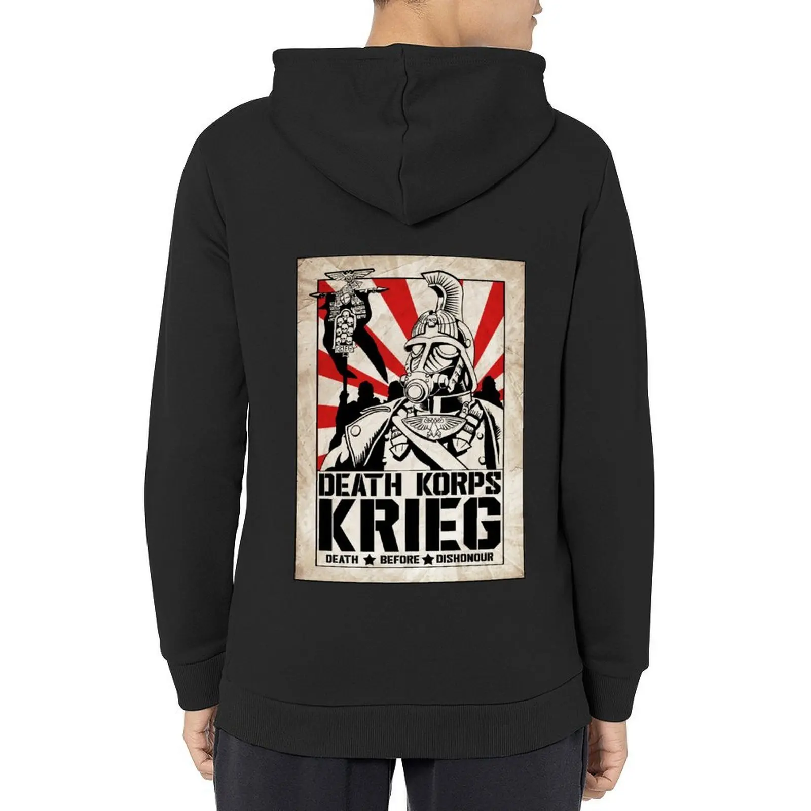 

Join the Death Korps!.. Hoodie blouse men clothes japanese style autumn new products new in hoodies & sweat-shirt