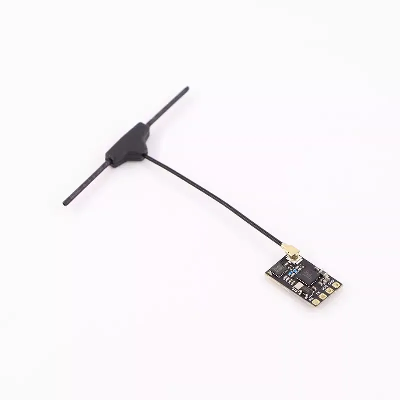 1/2 Uds ELRS NANO 2,4G ExpressLRS Mini receptor de largo alcance con antena tipo T para RC FPV Freestyle Racing Drone piezas de cuadricóptero