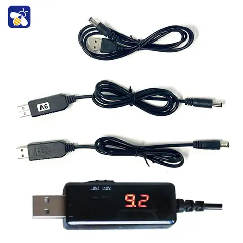 USB DC5.5/3.5mm 부스트 케이블 DC5V ~ 9V 12V 라우터 광학 Cat 전원 케이블 충전기 충전 케이블 변환기 케이블 부스트 모듈