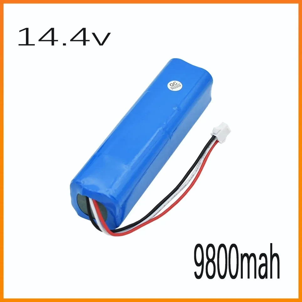 Xiaomi 14.4V/14.8V 100% asli 9800mAh Lydsto R1 Viomi S9 baterai Li-ion isi ulang robot penyedot debu kemasan baterai R1