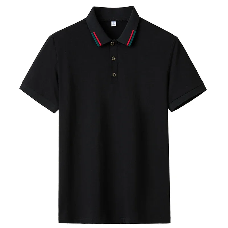 Oversize 8XL 7XL 6XL Summer 95% Cotton Polo Shirt Men Short Sleeve Breathable Golf Polos Mens Casual Polo Homme T-shirt Clothing