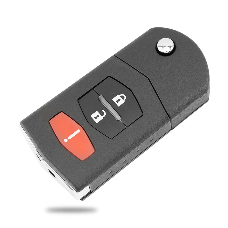 Liberty JX331BA5802C 313.8MHz ID4D63 Chip Flip Folding 3/4 Button Remote Smart Key Fob for Mazda 6 RX-8 mazda 2 mazda 3 mx5 cx9