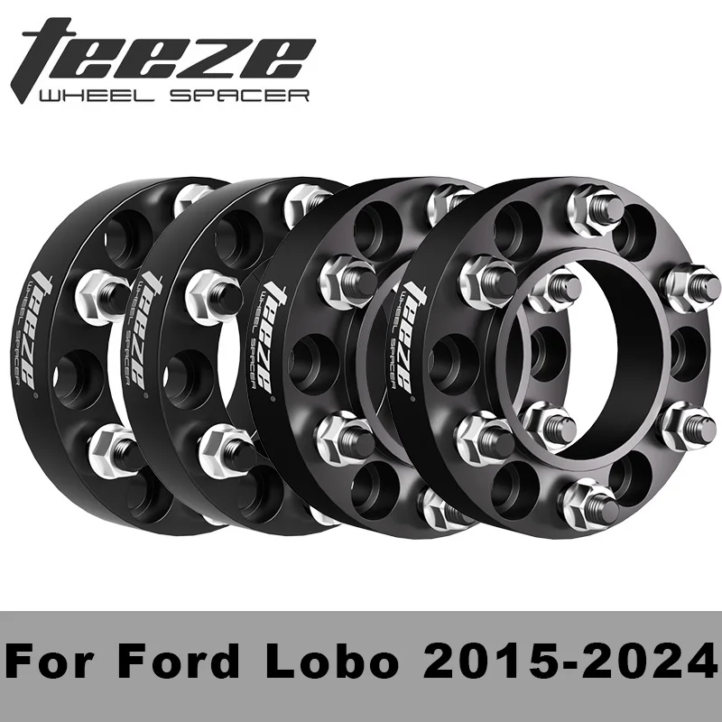 

2/4Pcs 6X135 87.1 M14X1.5 For Ford Lobo 2015-2024 Flange Plate T6-7075 Wheel Spacers Aluminum Alloy Hub widened Adapter