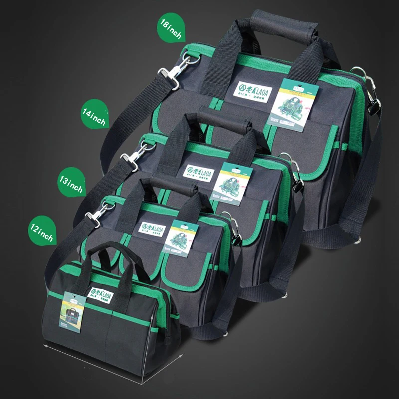 

LAOA 600D Tool bag Electrician Large capacity Repair tool kit water proof bags storage for Electricians Tools