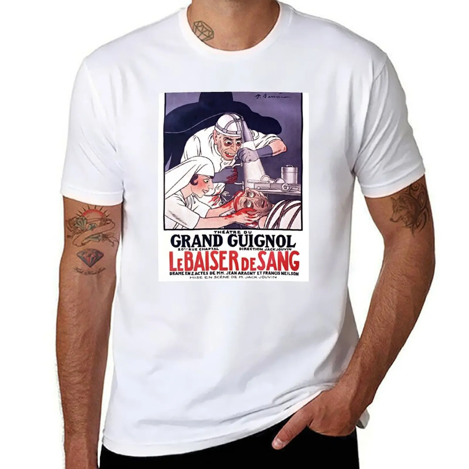 

Théatre du Grand Guignol de Paris. Le Baiser de Sang T-Shirt t shirts designer t shirts with prints T-Shirt