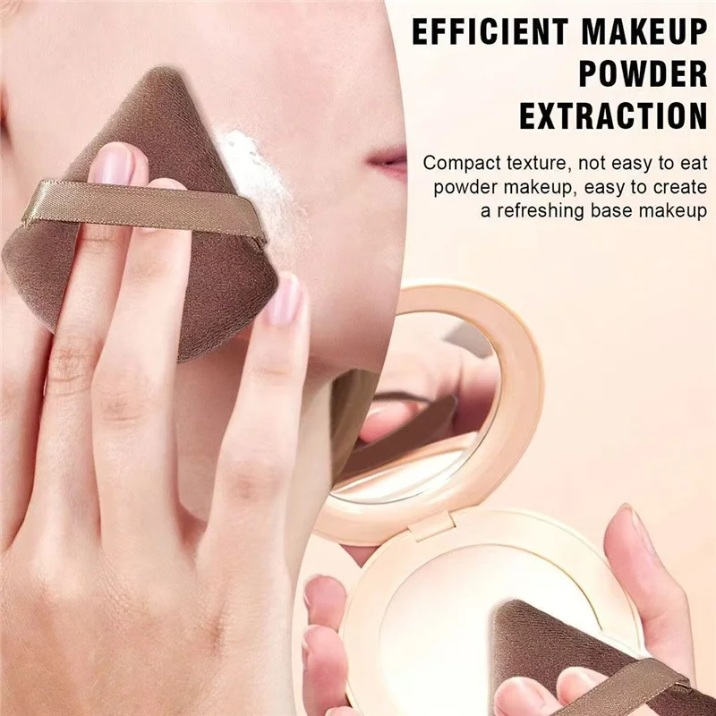 16Pcs Multi-shape Makeup Sponge & Triangle Powder Puff Set Soft Velvet Face Foundation Blender Cosmetic Beauty Tools Wet Dry Use