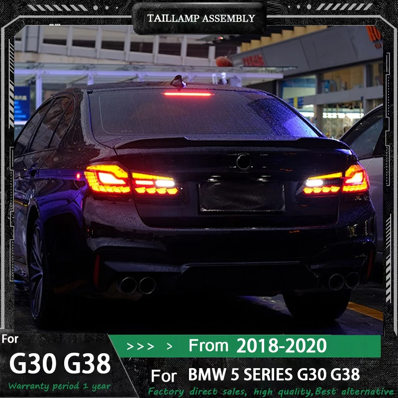 

Car For BMW 5 Series G30 G38 Taillight 2018-2020 Upgrade Modified to New DRL Dynamic Turn Signal LED Taillight Auto Accessories