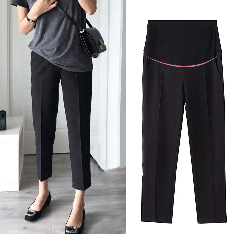 Office Pants Maternity Leggings Winter Velvet Pants Pregnant Women Warm Clothes Thickening Pregnancy Trousers Mother Clothing