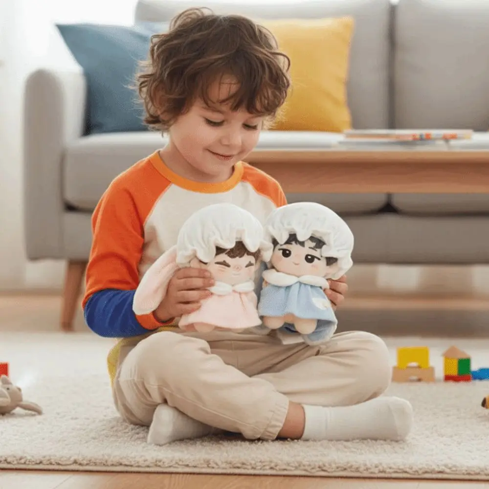 

Animal Onesie 10cm Cotton Clothes Dress-up Bunny Costume Cotton 's Clothes Set Kawaii Cartoon 10cm Clothes Children's Gift