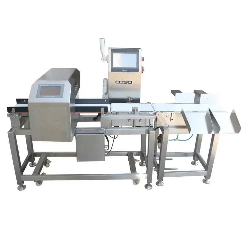 Customized Conveyor Belt Combo Metal Detector and Check Weigher Price