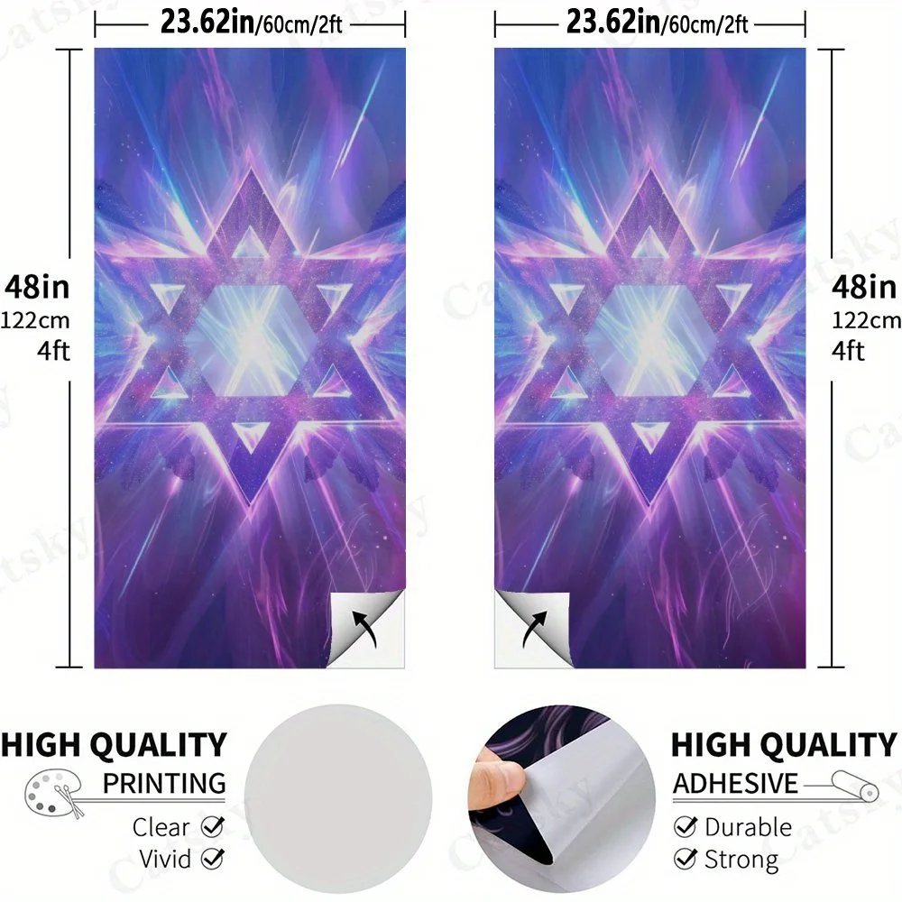 Energy Star Wings Art,2D Flat Vinyl Sandboard Decals - Budget-Friendly and High Value, Bubble-Free and Easy to Stick, Waterproof