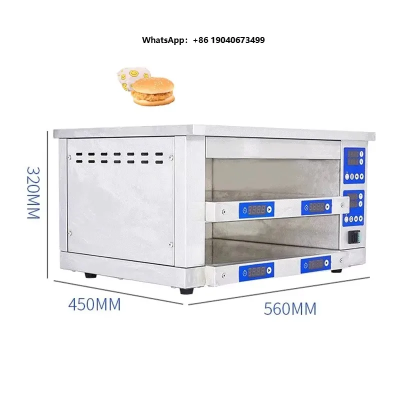 Fast Food Restaurant Deli Constant Temperature Heating Cabinet Catering Display Cabinet Pizza Pastry Insulation Cabinet xyl