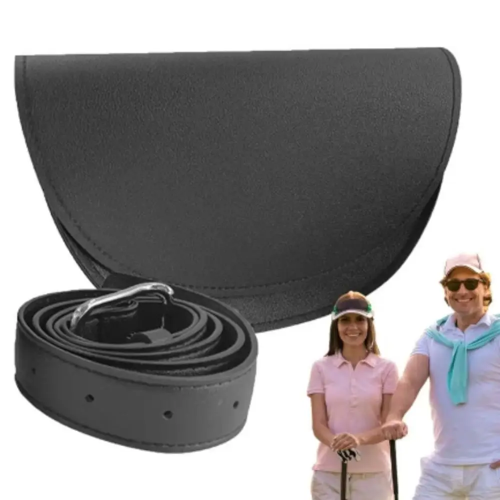 

Range Finder Golf Waist Bag PU Leather with Belt Golf Rangefinder Bag Soft Inner Fashion Golf Rangefinder Case Golf Storage