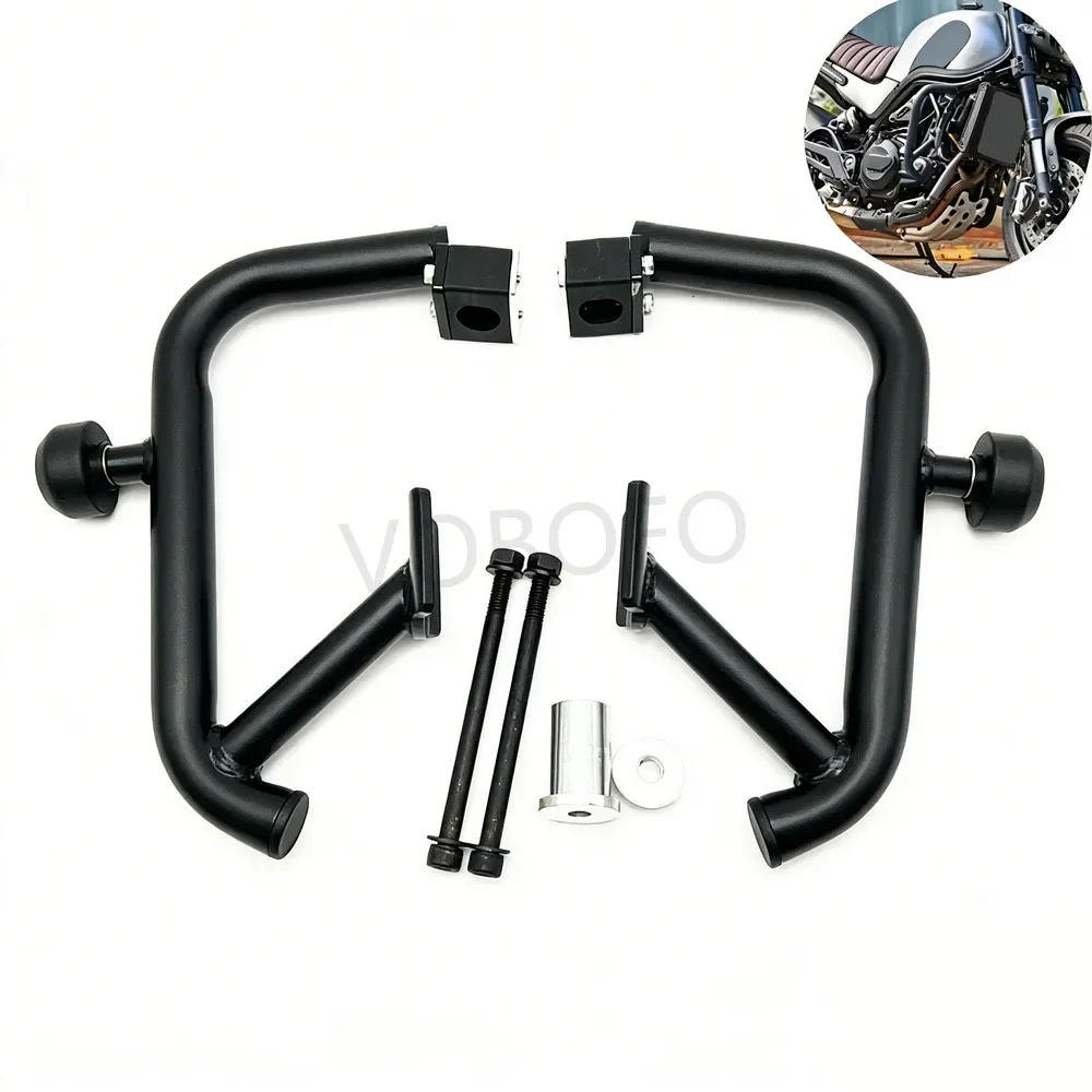 

For Benelli Leoncino 500 Leoncino500 BJ500 Motorcycle Bumper Protective Bars Engine Guard Anti Drop Collision Bar Tank Protector