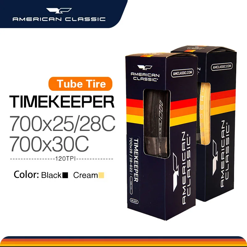 Neumático tipo tubo de cronometrador clásico americano, 700x25/700x28/700x30, neumático ultraligero para bicicleta de carretera, color negro o amarillo