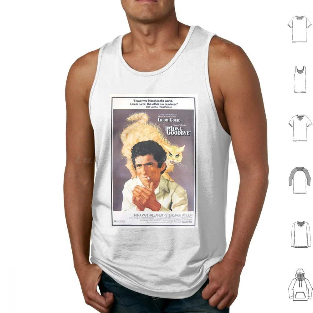 The Long Goodbye ( 1973 ) Tank Tops Print Cotton Robert Altman Raymond Chandler Film Movie Film Graphic Design Tablet Case