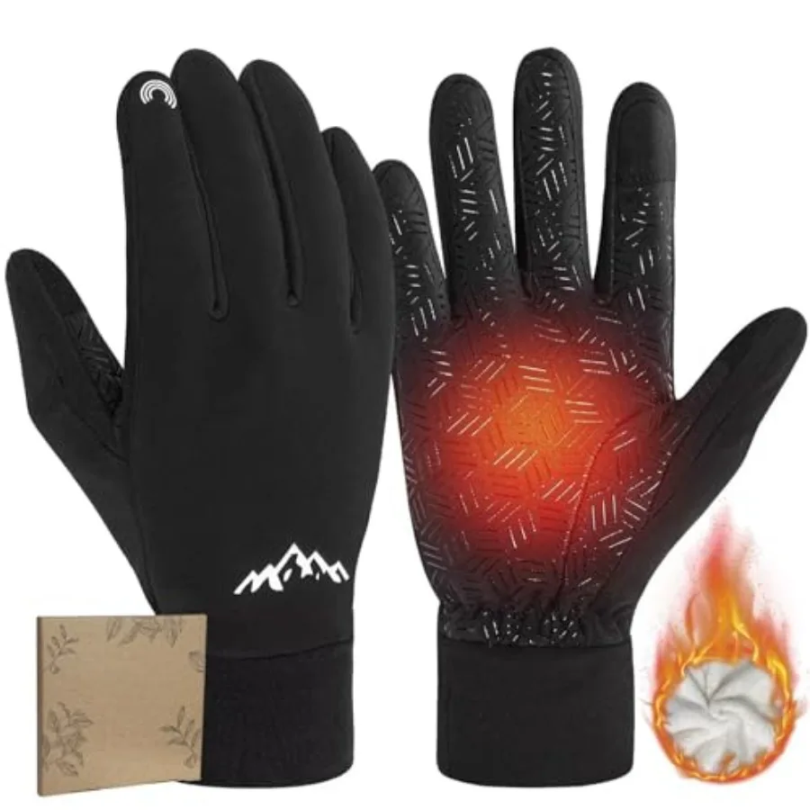 

Pixel Panda Winter Gloves for Men Women Warm Touchscreen Gloves for Cold Weather for Cycling, Driving, Running, Hiking, Work