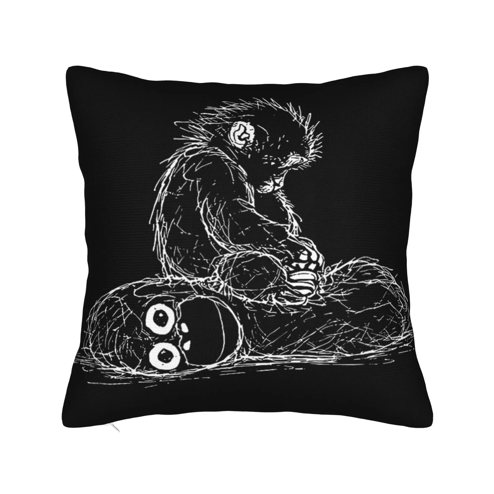 Punch Baby Monkey Plush Toy Pillow Cover  Fashion Pillow Case For Chair Sofa Home Decor Soft Pillowcases Gift
