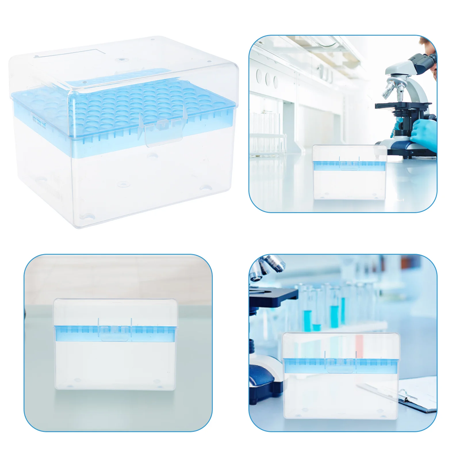 

Universal Rectangular 100 Positions 1000ul/1ml Pipette Pipettor Tip Box Laboratory Supplies Rectangular Laboratory Box