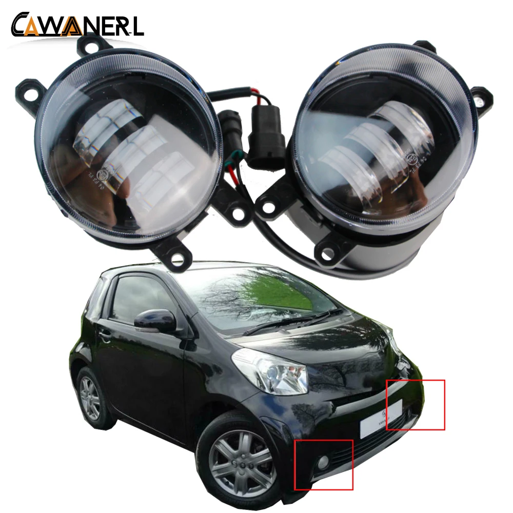 

2 Pieces LED Fog Light Assembly For Toyota IQ (_J1_) 2009 2010 2011 2012 2013 2014 2015 30W Car External Fog Lamp 6000LM 12V
