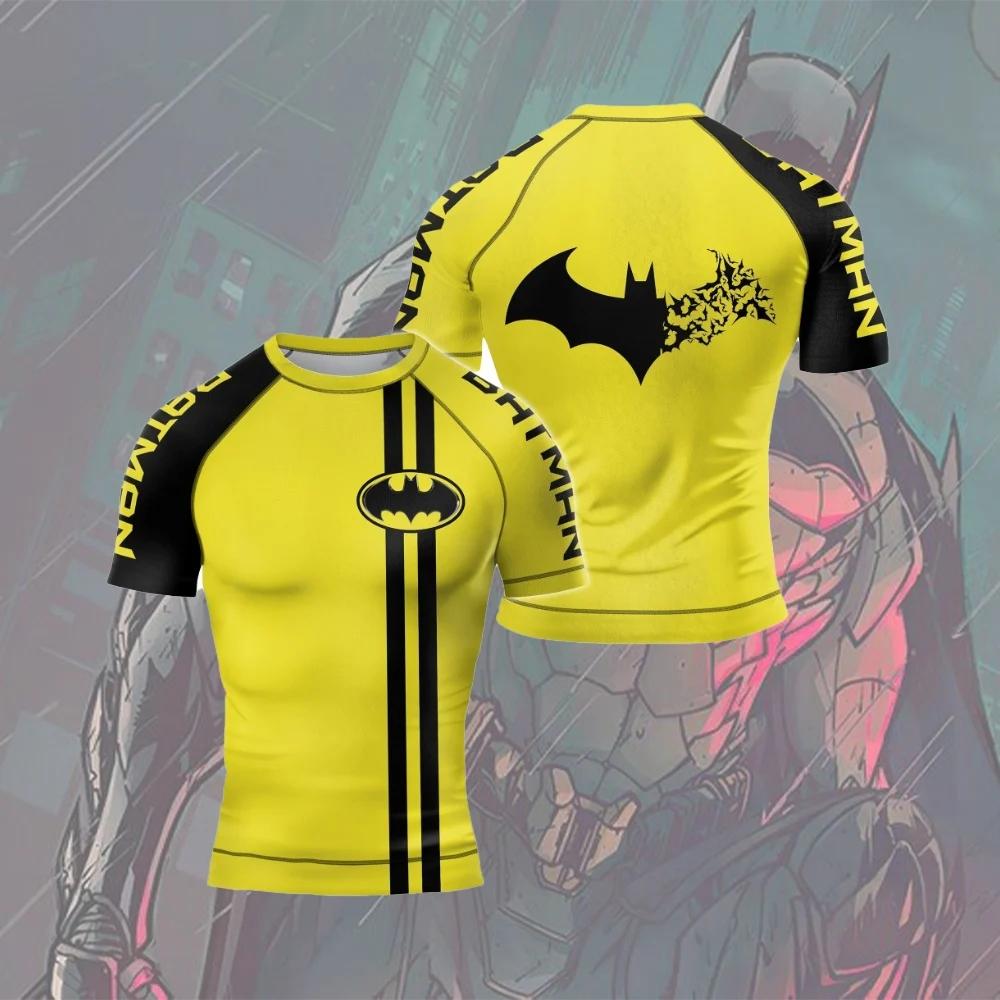 Sommerneuheit #   Batman #   Fitness-Sport-T-Shirt für Herren und Damen, Street-Style, personalisiert bedrucktes Kurzarm-T-Shirt für Kinder