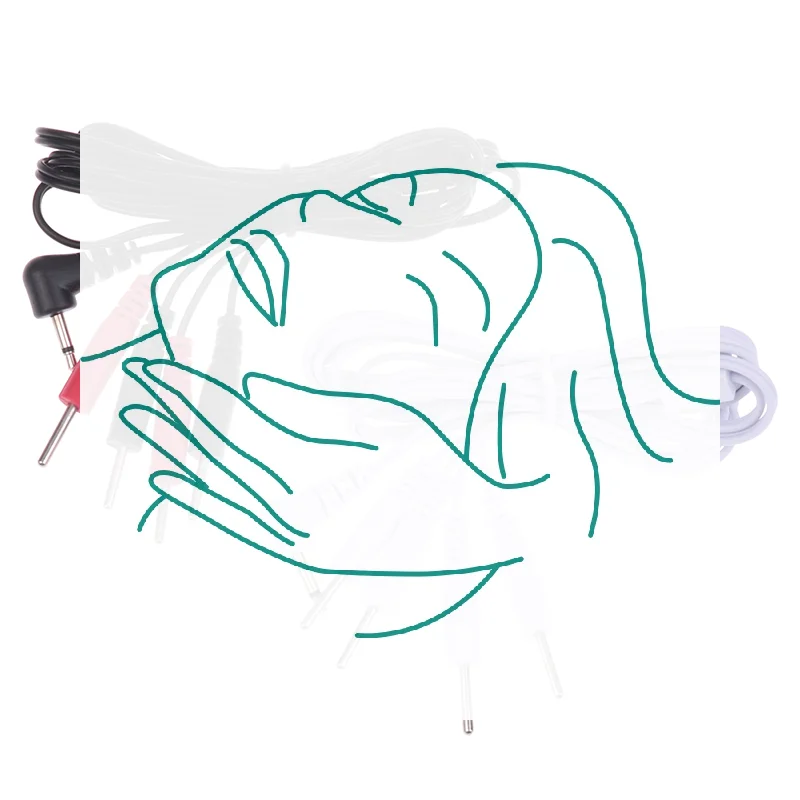 

4-контактная головка 2,5 мм, штекерный электродный кабельный провод для десятки иглоукалывания, электрический стимулятор нервов и мышц