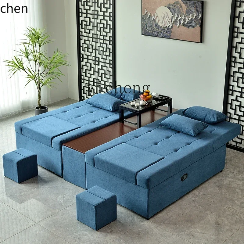 ZMLsofa voetbad en voetmassage geïntegreerd rustbed voetmassage bank fauteuil